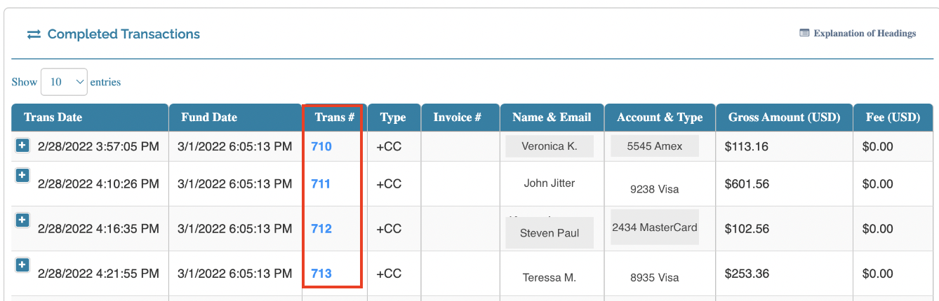 Transaction Lookup In ZHealth Pay