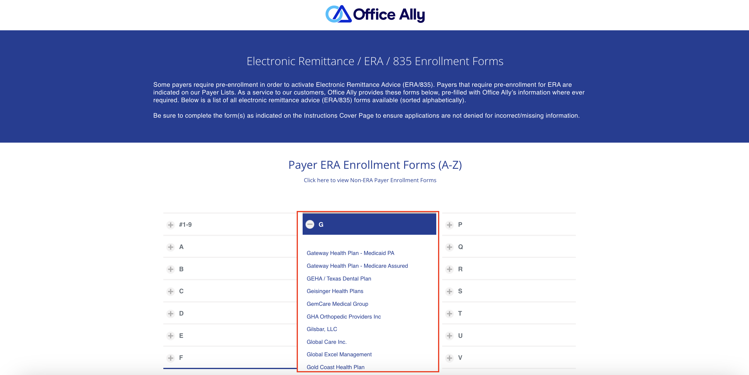 Office Ally Enrollment and Account Set-up Process