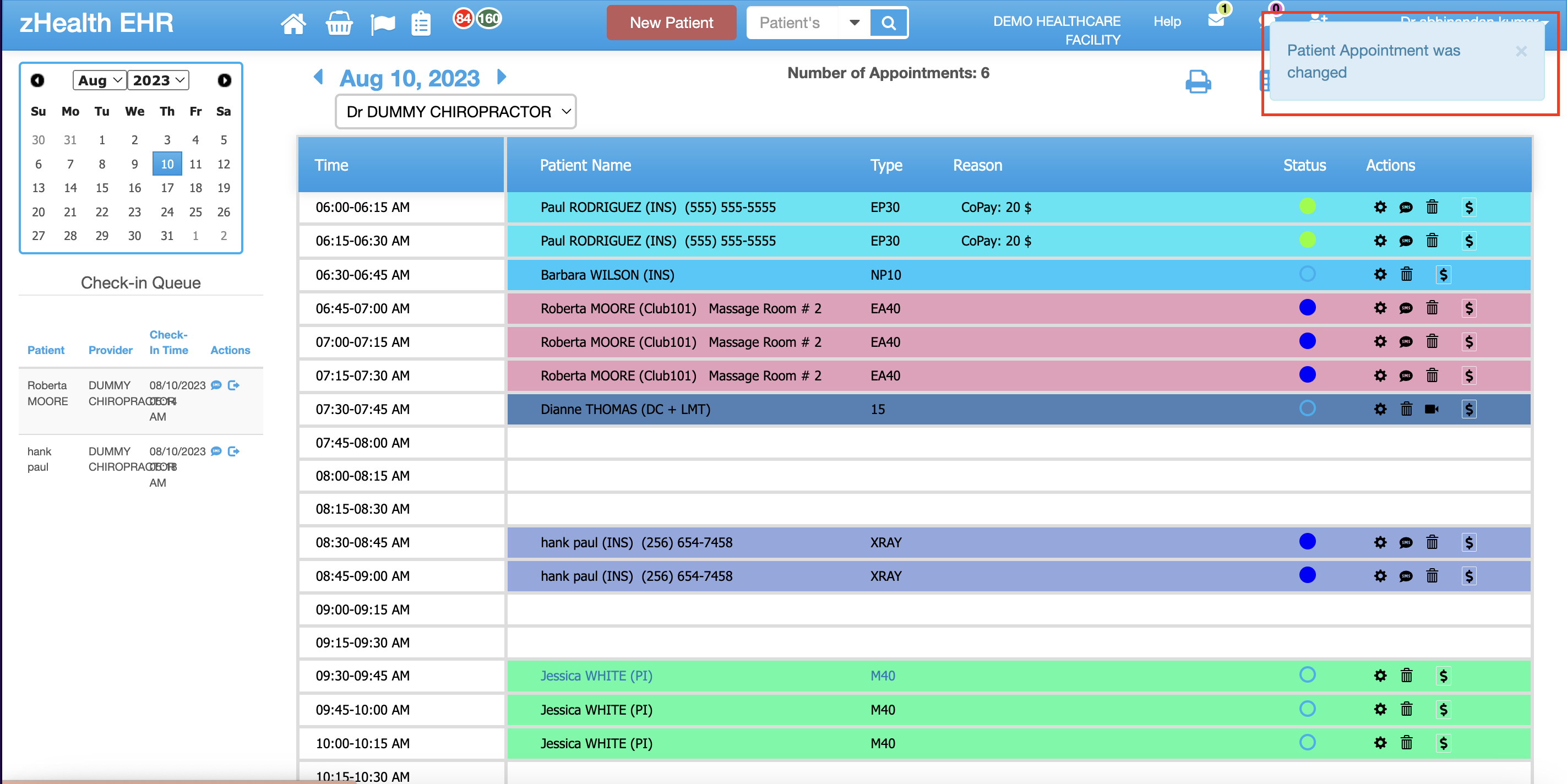 How to Move an Appointment